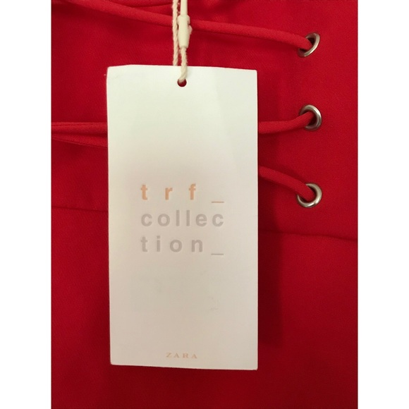 Zara Red Short Fitted Dress NWT Small - Picture 13 of 13